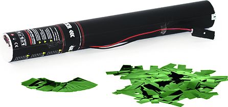 TCM FX Electric Confetti Cannon 50cm, green metallic
