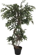 Udsmykning & Dekorationer, Europalms Ficus multiple spiral trunk, artificial plant, green, 130cm