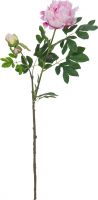 Kunstige Blomster, Europalms Peony Branch premium, artificial plant, pink, 100cm