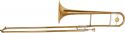 Blæseinstrumenter, Dimavery TT-300 Bb Tenor Trombone, gold