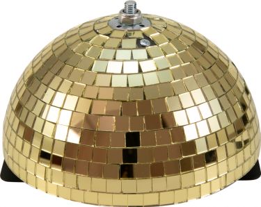 Eurolite Half Mirror Ball 20cm gold motorized