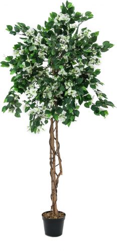 Europalms Bougainvillea, artificial plant, white, 150cm