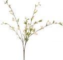 Udsmykning & Dekorationer, Europalms Cherry spray, artificial, white, 60cm