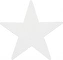 Julepynt, Europalms Silhouette Star, white, 58cm