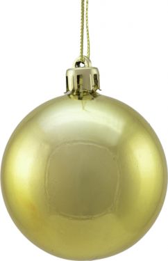Europalms Deco Ball 6cm, gold, metallic 6x