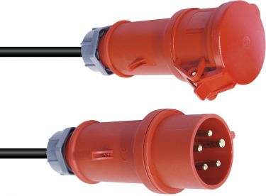 PSSO CEE Extension 16A 5x2.5 25m red