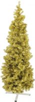 Julepynt, Europalms Fir tree FUTURA, gold metallic, 210cm