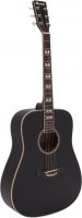 Guitar, Dimavery STW-40 Western guitar, black