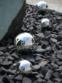 Julepynt, Europalms Deco Ball 10cm, silver 4x