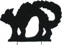 Black Light, Europalms Silhouette Cat, 63cm