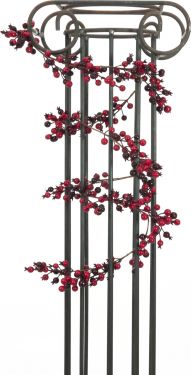 Europalms Berry garland mixed, artificial, 180cm, red
