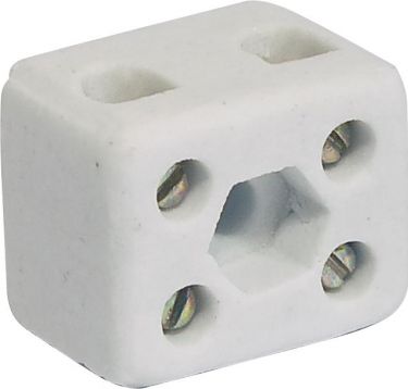 Omnilux Ceramic Luster Terminal, 2 Pins with Fix.