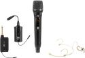 Omnitronic Set FAS TWO + Dyn. wireless microphone + BP + Headset 660-690MHz