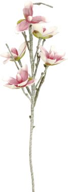 Europalms Magnolia branch (EVA), artificial, white pink