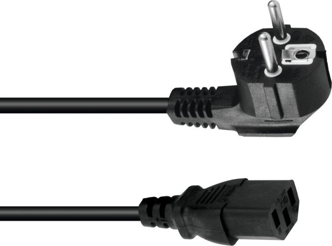 Omnitronic IEC Power Cable 3x1,0 0.6m bk
