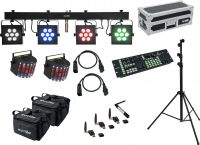 Eurolite Set LED KLS-3002 + Laser Derby Mobile Bundle