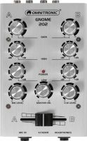 DJ Equipment, Omnitronic GNOME-202 Mini Mixer silver