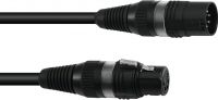 SOMMER CABLE DMX cable XLR 5pin 5m bk Hicon