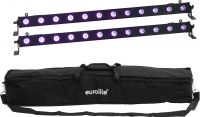 Eurolite Set 2x LED BAR-12 UV Bar + Soft Bag