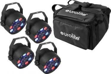 Eurolite Set 4x LED PARty Spot + Soft Bag