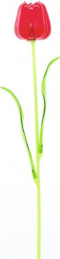 Europalms Crystal tulip,artificial flower, red 61cm 12x
