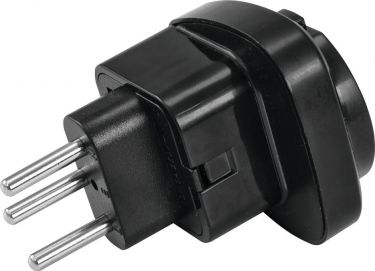 Omnitronic Adapter EU/CH Plug 10A bk
