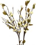 Artificial flowers, Europalms Camellia bow, with LEDs, white, 50cm