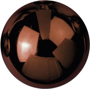 Europalms Deco Ball 3,5cm, brown, shiny 48x