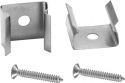 Assortment, Eurolite Mounting for Tubings 10x10mm Set 2x with screws