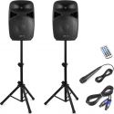 Loudspeakers, VPS122A Plug & Play 800W Speaker Set with Stands