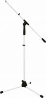 Microphone Stands, Omnitronic Microphone Tripod MS-1W with Boom Arm white