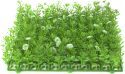 Artificial plants, Europalms Grass mat, artificial, green-white, 25x25cm