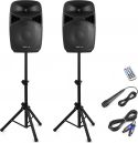 Loudspeakers, VPS152A Plug & Play 1000W Speaker Set with Stands
