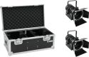 Eurolite, Eurolite Set 2x LED THA-40PC bk + Case