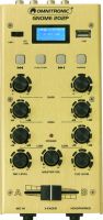 DJ Equipment, Omnitronic GNOME-202P Mini Mixer gold