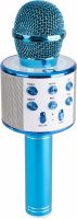 Karaoke, KM01 Karaoke Mic with built-in Speakers BT/MP3 Blue