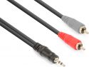 CX334-1 Cable 3.5mm Stereo- 2x RCA Male 1.5m