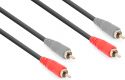 Cables & Plugs, CX340-1 Cable 2x RCA Male - 2x RCA Male 1.5m