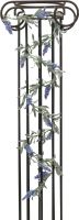 Udsmykning & Dekorationer, Europalms Flowering Garland, artificial, blue, 180cm