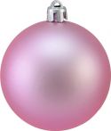 Julepynt, Europalms Deco Ball 7cm, pink, matt 6x