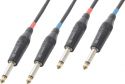 Cables & Plugs, CX72-5 Cable 2x6.3Mono-2x6.3Mono 5.0m