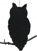 Black Light, Europalms Silhouette Owl, 62cm