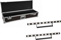 Eurolite Set 2x LED STP-10 Sunbar 3200K 10x5W Light Bar + Case