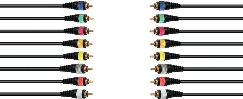 Omnitronic Snake cable 8xRCA/8xRCA 15m