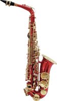 Saxofon, Dimavery SP-30 Eb Alto Saxophone, red