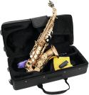 Blæseinstrumenter, Dimavery SP-20 Bb Soprano Saxophone, gold