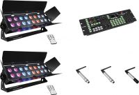 Eurolite Set 2x Stage Panel 16 + Color Chief + QuickDMX transmitter + 2x receiver