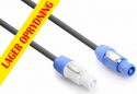 Powercables - Powercon, CX15-3 Powerconnector extension cable M-F 3.0m