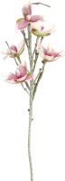 Decor & Decorations, Europalms Magnolia branch (EVA), artificial, white pink