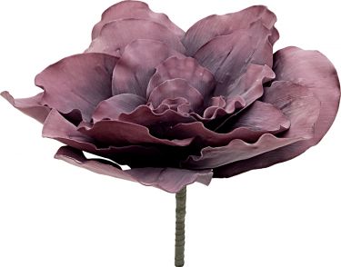 Europalms Giant Flower (EVA), artificial, old rose, 80cm